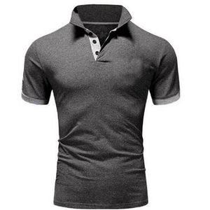 Camisetas de algodón y poliéster para hombre, polo liso con logo personalizado impreso - Product Image 2