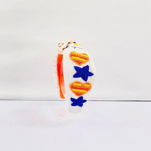 Beaded <b>Headbands</b> Embellished Top Knotted Hair Accessories Seed Rice Beaded Sports Special Top Knotted Hairbands - Product Image 6