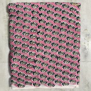 Tissu en coton uni imprimé en bloc de qualité supérieure - Écologique, léger, pour la couture, la confection de robes, fait main en Inde, floral - Product Image 6