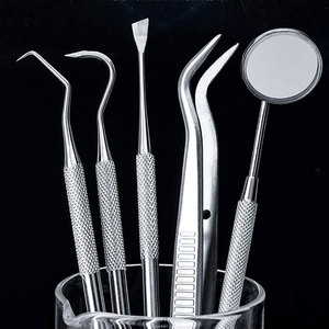 Kit de Instrumentos dentales reutilizables manuales básicos OEM, juego de examen oral general, limpieza dental, raspador de dentista ergonómico - Product Image 6