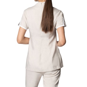 Customizable Summer Uniform <b>Set</b> Salon Scrub Suit with Top Pant Cotton Polyester Girls all Sizes Your Own Logo MADE BY BS 2026 - Product Image 5