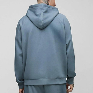 Sweat à capuche zippé en coton 100% avec logo personnalisé OEM/ODM Sweat à capuche zippé de haute qualité Streetwear lourd pour hommes - Product Image 5