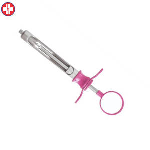 Seringue en laiton chromé 1,8 ml, revêtement en poudre rose, outil dentaire réutilisable - Product Image 4