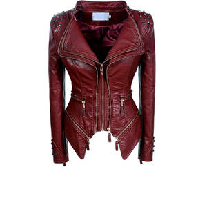 Wholesale Autumn Winter <b>Plus</b> 8XL <b>Size</b> Men's <b>Leather</b> <b>Jacket</b> Stand Solid Color Zipper <b>Faux</b> <b>Leather</b> Casual PU Eco-Friendly - Product Image 1