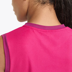 Uniforme de Tenis de Alta Calidad con Nuevo Diseño de Secado Rápido, Transpirable y que Absorbe la Humedad para Mujer, con Logotipo Frontal y sin Mangas - Product Image 6