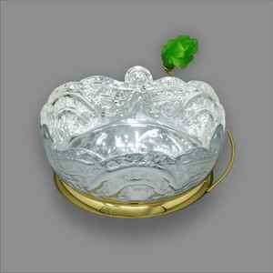 Cuenco clásico para servir con flor de resina para el hogar, Hotel y restaurante, Tuercas de chocolate, cuenco de mesa para servir frutas, comida de Chocolate - Product Image 3