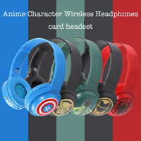 TK superventas Hero Theme auriculares inalámbricos caja multicolor auriculares Insertar tarjeta 3,5mm enchufe auriculares multiusos