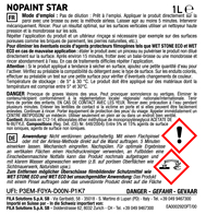 FILA Solutions NOPAINT STAR – Dissolvant de Graffiti pour Murs, Gel Liquide Nettoyant en Profondeur, Décapant de Peinture à Base d'Eau, Viscosité Rapide