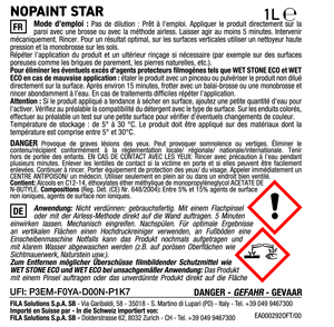 FILA Solutions NOPAINT STAR Removedor de Grafitis para Paredes, Gel Líquido de Limpieza Profunda, Removedor de Pintura a Base de Agua, Viscoso, Rápido, 1L - Product Image 3