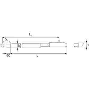 Clé dynamométrique Stahlwille Service MANOSKOP 730 avec support pour outils Shell - Product Image 2