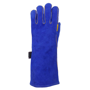 Guantes de Soldadura Resistentes al Calor, Guantes de Trabajo de Cuero Resistentes al Fuego, Guantes de Protección Industrial para Exteriores, OEM - Product Image 5