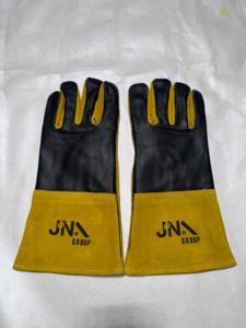 ถุงมือเชื่อมอาร์กอนหนังแพะสีขาวแบบพรีเมี่ยมความคล่องแคล่วสูง - Product Image 4