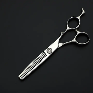 Ensemble de coiffure professionnel en acier inoxydable rasoir droit ciseaux de barbier minces outils de beauté Applications de cheveux à pointe pointue - Product Image 3