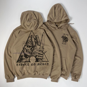 American Street for Tide Patrón personalizado Impresión Pullover Sudadera con capucha para hombres Mujeres Color sólido Sudadera deportiva Tendencia - Product Image 1