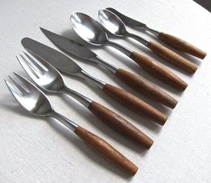 Juego de Cubiertos de Acero Inoxidable Plateado Mate Pulido, Cuchillo, Cuchara, Tenedor, Cubiertos de Lujo, Suministros Indios Más Vendidos a Bajo Precio - Product Image 3