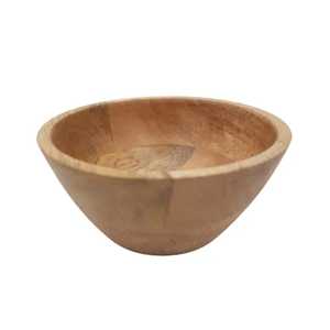 ชามเสิร์ฟทำจากไม้กระถินณรงค์ ทำมือ เป็นมิตรกับสิ่งแวดล้อม ปลอดภัยสำหรับเครื่องล้างจาน ใช้แล้วทิ้งได้ สีและรูปทรงตามสั่ง สำหรับสลัด ผลไม้ และครัว - Product Image 2