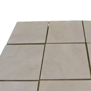 European Quality Rectified R11 Surface Hammer <b>Stone</b> Beige Heavy Duty Porcelain Floor Tiles for Outdoor Use 600x600x20mm 60x90x2 - Product Image 1