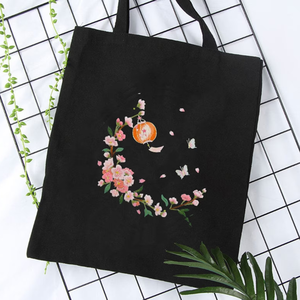 Sac fourre-tout personnalisé en toile de coton biologique brodé 100% sacs fourre-tout en coton pour femmes OEM fabriqué au Vietnam - Product Image 1