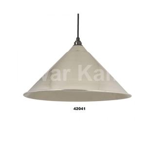 Lámpara colgante en forma de cuenco de latón pulido con Interior de latón liso para el hogar, sala de estar, dormitorio, comedor, decoración - Product Image 2