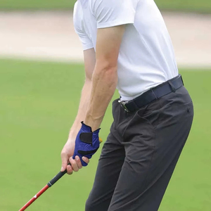 Gants de golf professionnels pour hommes Pm99 SP-71 en cuir véritable respirant confortable et écologique avec fermeture auto-agrippante personnalisable - Product Image 6