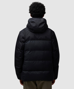 Men's Winter Adjustable Hooded Zipper Closure <b>Waterproof</b> Breathable Puffer <b>Jacket</b> with Front Logo OEM Custom Service - Product Image 3
