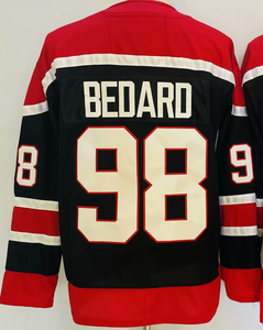 Maillot de hockey sur glace personnalisé unisexe pour adultes tissu polyester respirant broderie à coutures durables à séchage rapide pour clubs ligues - Product Image 2