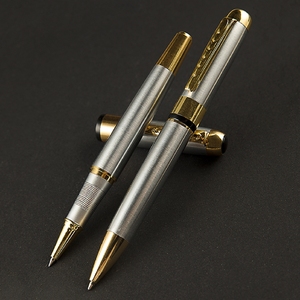 Bolígrafo de acero de Damasco hecho a mano de calidad superior, regalo de negocios de tendencia con logotipo personalizado, artículo promocional, bolígrafo de acero de Damasco - Product Image 2