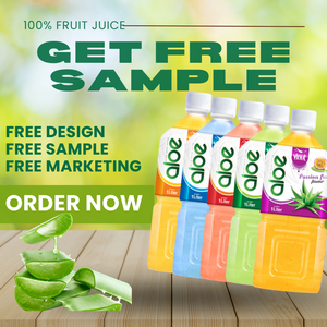 Para VINUT Blueberry Aloe Vera Pulp Juice Drink 1000ml 33,8 floz Box 12 botellas/cartón filtrado OEM/ODM etiqueta privada muestra gratis - Product Image 5