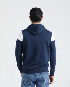 Sweat à capuche bicolore chic Fashion-Forward Athleisure Essentials Élégant et fonctionnel Élevez votre style Vêtements décontractés à la mode - Product Image 4