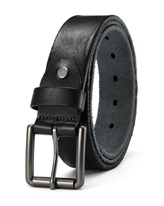 Cinturones de Cuero Vacuno Genuino para Hombre, Elegantes y Personalizados al por Mayor, con Hebilla de Aleación y Opciones de Logotipo para un Estilo Formal - Product Image 1