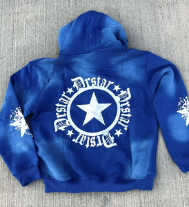 เสื้อมีฮู้ดผ้าฝ้ายฝรั่งเศสสำหรับผู้ชาย500gsm พิมพ์ลายปล่อยไซส์ใหญ่พิเศษพอดีตัวโลโก้ซักได้ตามต้องการ - Product Image 2