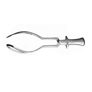 Fórceps Obstétricos de Acero Inoxidable de 38 cm, Pinza Uterina Manual de Acero Inoxidable, Kit de Sutura, Instrumento Médico - Product Image 1