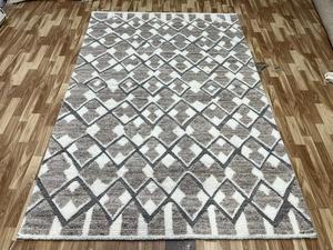 Tapis d'intérieur moderne en laine tressée 3D à poils longs, tapis à boucles tufté à la main, écologique, multi-usages, technique de tissage plat - Product Image 5