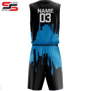 Uniforme de basket-ball de haute qualité avec logo d'impression personnalisé pour le kit d'uniforme pour hommes du club de basket-ball - Product Image 2
