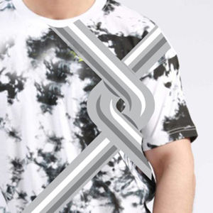 Camiseta de Algodón 100% para Hombre, Estampado Digital Liso, Tejido, Venta al por Mayor, Logotipo Personalizado, Diseño Gráfico, Corte Holgado, Estampada 2026 - Product Image 6