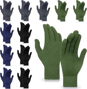 Guantes de Trabajo de Inspección de Algodón Blanco Ligeros, Baja Pelusa, Tejido Suave, Puño Elástico, Inserción en el Pulgar - Product Image 3