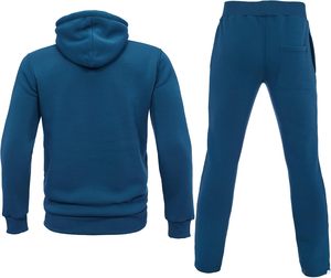 Survêtement Lake Blue pour homme, 2 pièces, survêtement décontracté, jogging, ensemble athlétique, sweat à capuche zippé et pantalon de survêtement - Product Image 2