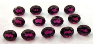 Grenat rhodolite rose naturel, taille ovale, 3x5 mm à 7x9 mm, facetté - Grenat rhodolite rose en vrac, qualité AAA - Product Image 3
