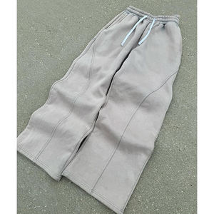 Pantalon de survêtement décontracté léger pour homme, style streetwear hip-hop, coupe ample à rayures, jambes larges, taille élastique, respirant et écologique - Product Image 3