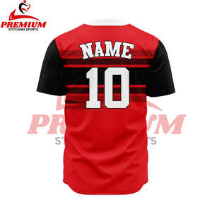 Offre Spéciale personnalisé vierge 100% polyester chemise de baseball raglan bouton vers le bas maillot de baseball personnalisé - Product Image 2