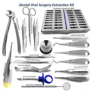 Élévateurs dentaires orthopédiques pour extraction, forceps de luxation des racines dentaires, kit d'instruments chirurgicaux professionnels de haute qualité - Product Image 2