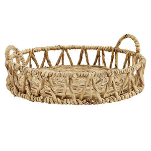 Grossiste Plateau de service rond tissé à la main Conception de jacinthe d'eau pour Restaurant Hôtel Décoration intérieure Fournisseur vietnamien - Product Image 5