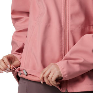 Nouvelle veste pour femme en couleur rose-brun, légère, avec impression personnalisée, style extérieur, softshell coupe-vent et imperméable, softshell 2026 - Product Image 4