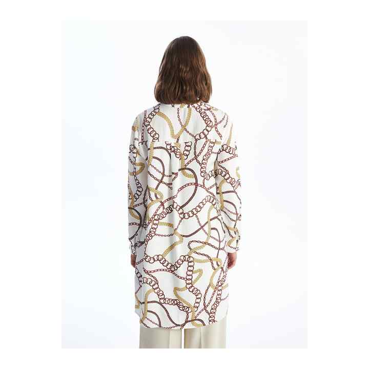 Patterned Women's Shirt Tunic