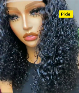 Cabello humano Remy de Vietnam, pelucas de cabello humano rizado para mujeres negras con frontal 13x6 - Product Image 1