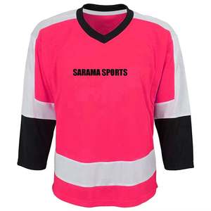 Venta al por mayor personalizado equipo deporte desgaste de alta calidad último diseño de hockey sobre hielo Jersey barato hockey sobre hielo Jersey - Product Image 1