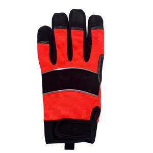 Logotipo personalizado Anti-Vibración Anti-Químico Mecánico Guantes Kevlar Flexibilidad A prueba de golpes Pantalla táctil Cuero sintético - Product Image 3