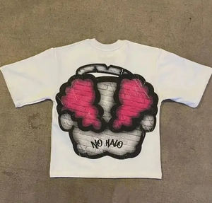 Fabricante 250 Gsm Camiseta de impresión de algodón de peso pesado Gráfico personalizado Camiseta de impresión digital 3D de gran tamaño Hombres - Product Image 4