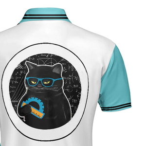 เสื้อยืดโปโลผู้หญิงพิมพ์ลายดีไซน์สำหรับการแสดงขี่ม้าสไตล์กอล์ฟ - Product Image 6