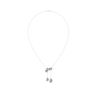 Joyería Fina de Plata de Ley 925 al por Mayor OEM ODM para Mujer, Collar de Moissanita de Múltiples Formas, Corte de Pera, Estilo Moderno, Regalo para Fiesta - Product Image 1